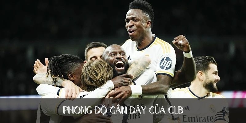 Phong độ gần đây của CLB